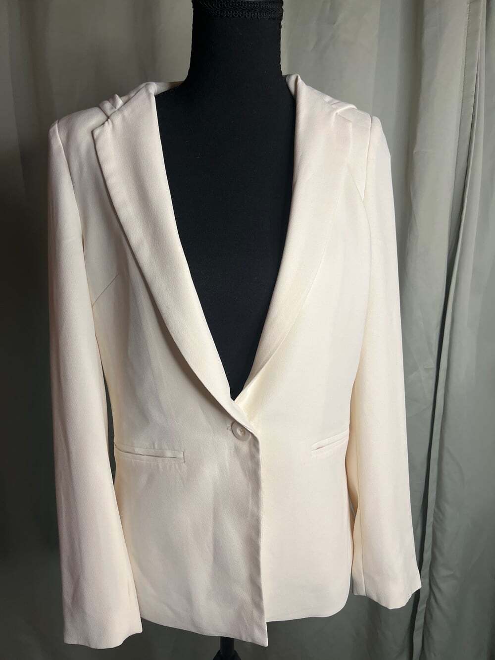 Evereve Hoodie Hooded One Button Blazer Size Small